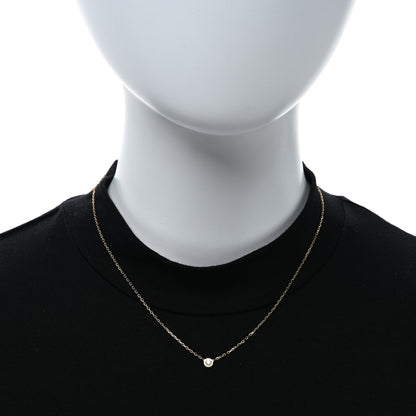 Cartier 18K Yellow Gold Diamond SM D'Amour Pendant Necklace 2 of 5