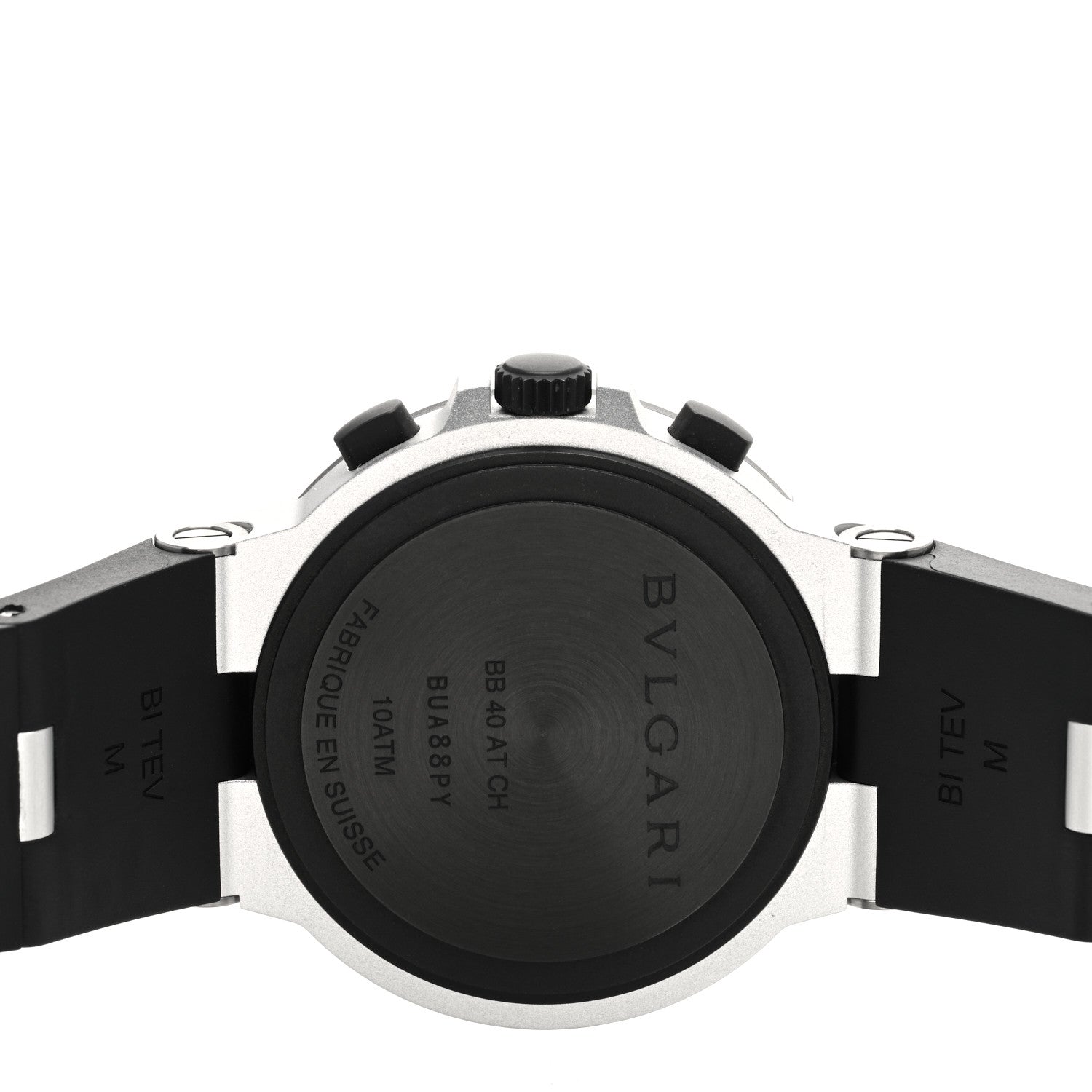 Bulgari Aluminum Rubber 40mm Diagono Chronograph Automatic Watch 4 of 4
