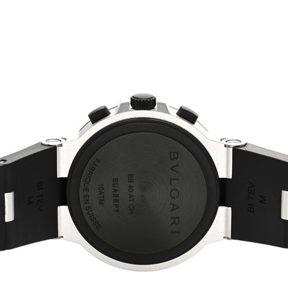 Bulgari Aluminum Rubber 40mm Diagono Chronograph Automatic Watch 4 of 4