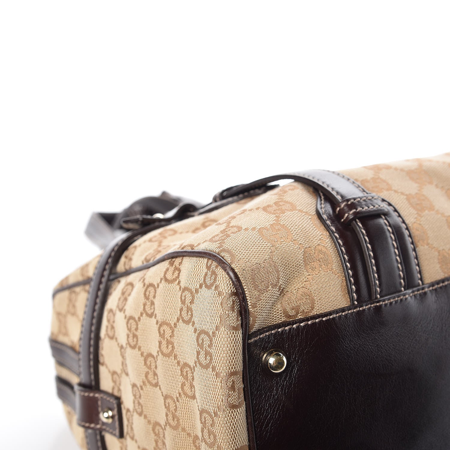 Gucci Monogram 85th Anniversary Boston Tote Brown 11 of 15