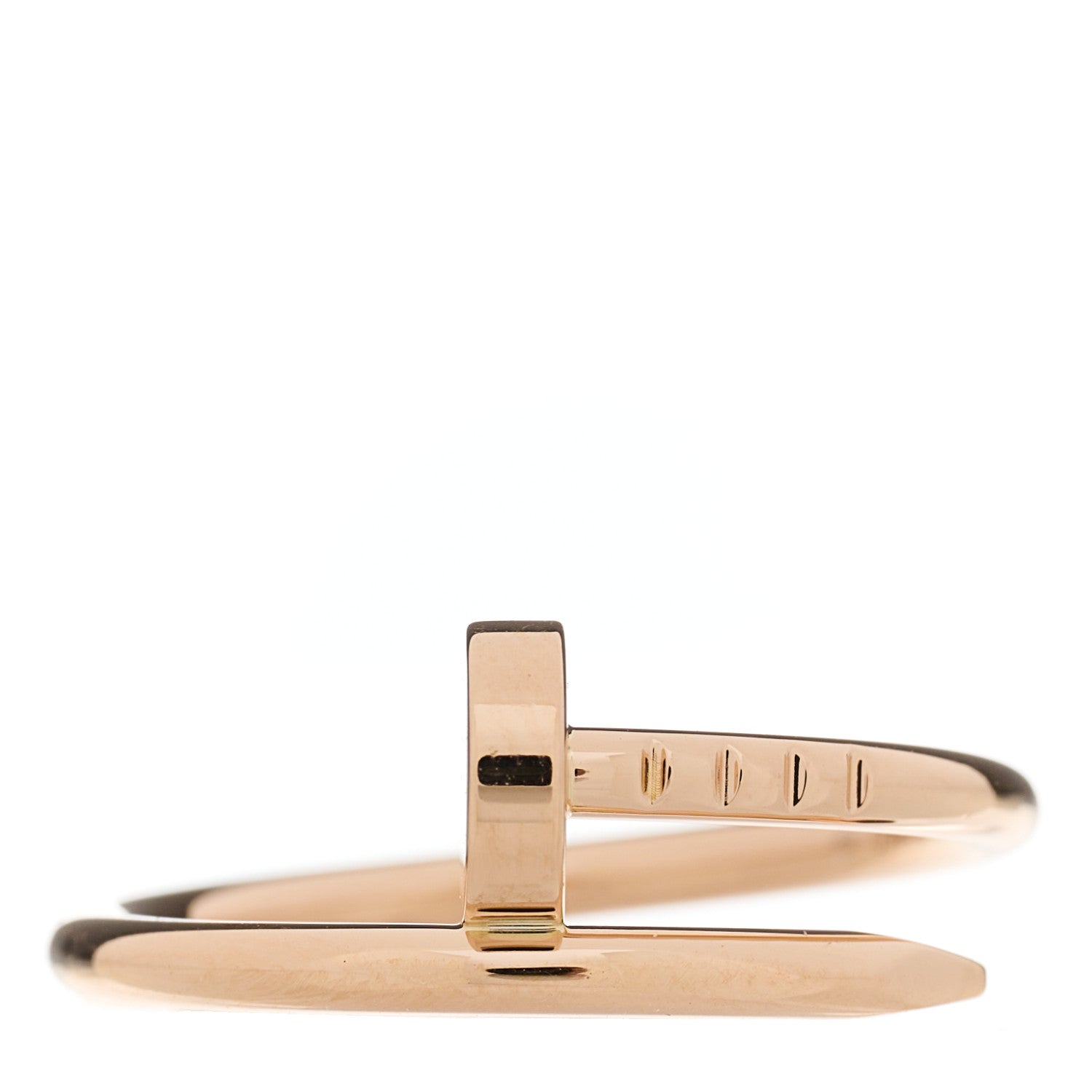 Cartier 18K Pink Gold Small Juste Un Clou Ring 49 4.75 1 of 5