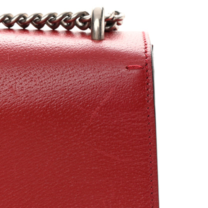 Gucci Calfskin Web Raccoon Embroidered Medium Dionysus Shoulder Bag Red 15 of 16