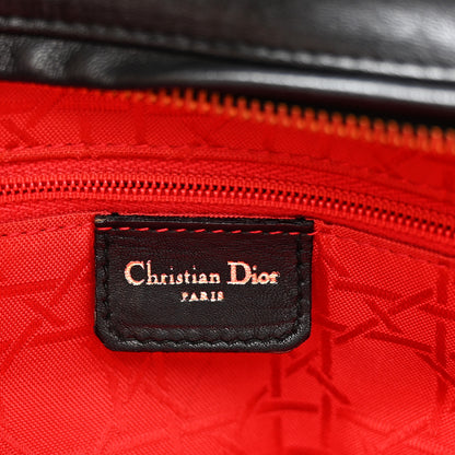 Christian Dior Lambskin Cannage Large Lady Dior Black 6 of 16