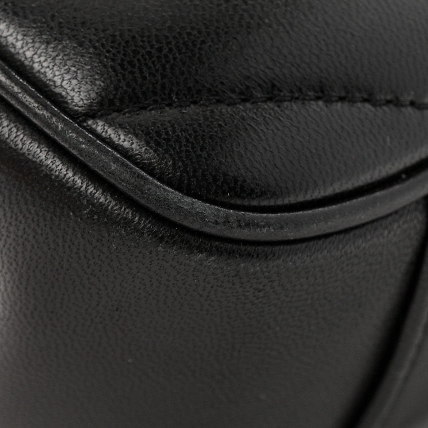 Saint Laurent Lambskin Chevron Quilted Small Loulou Black 12 of 14