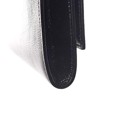 Saint Laurent Textured Patent Monogram Small Belle De Jour Clutch Black 10 of 12