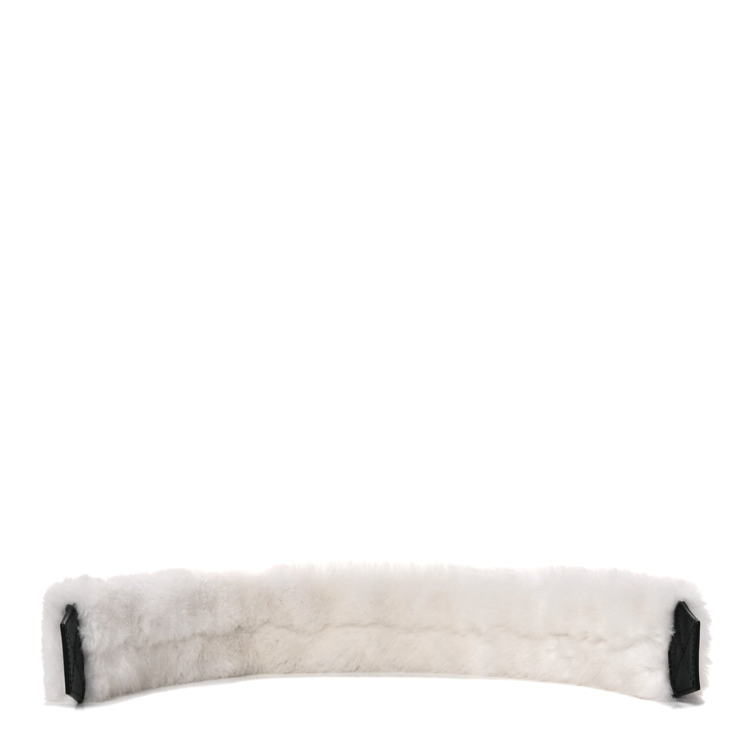 Givenchy Faux Fur Logo Bag Strap White 2 of 6