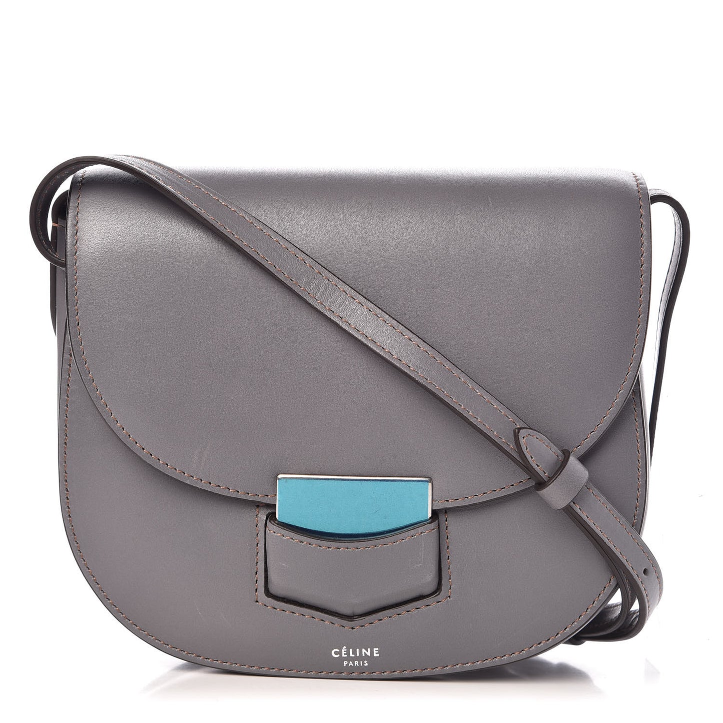 Supersoft Calfskin Small Trotteur Storm