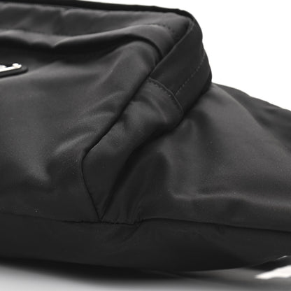 Prada Tessuto Nylon Double Pocket Belt Bag Black 10 of 10