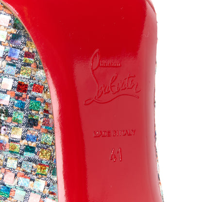Christian Louboutin Tressage Vitraux So Kate Booty 100 Ankle Boots 38.5 Multicolor 6 of 10