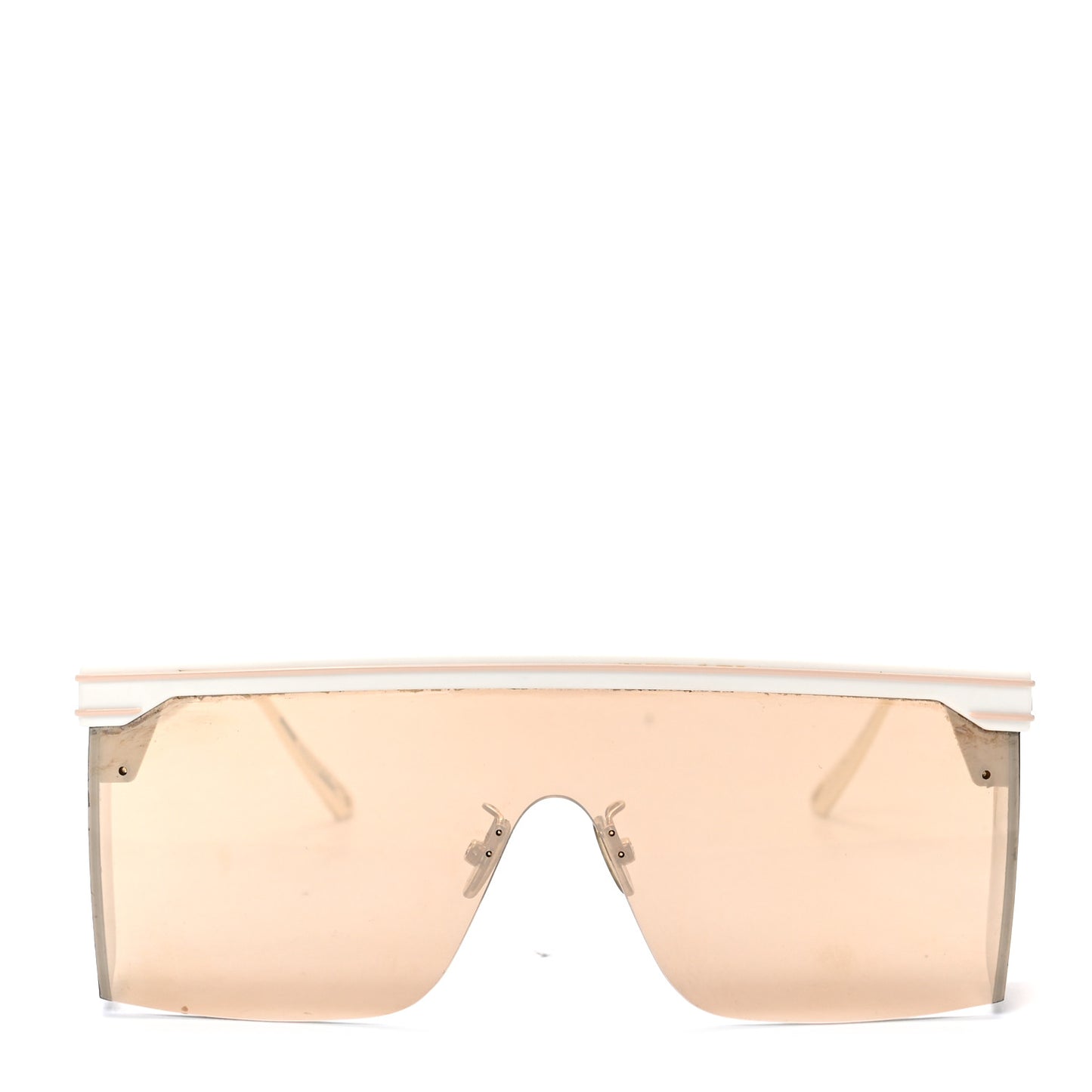 Oblique Diorclub M1U Mask Sunglasses White