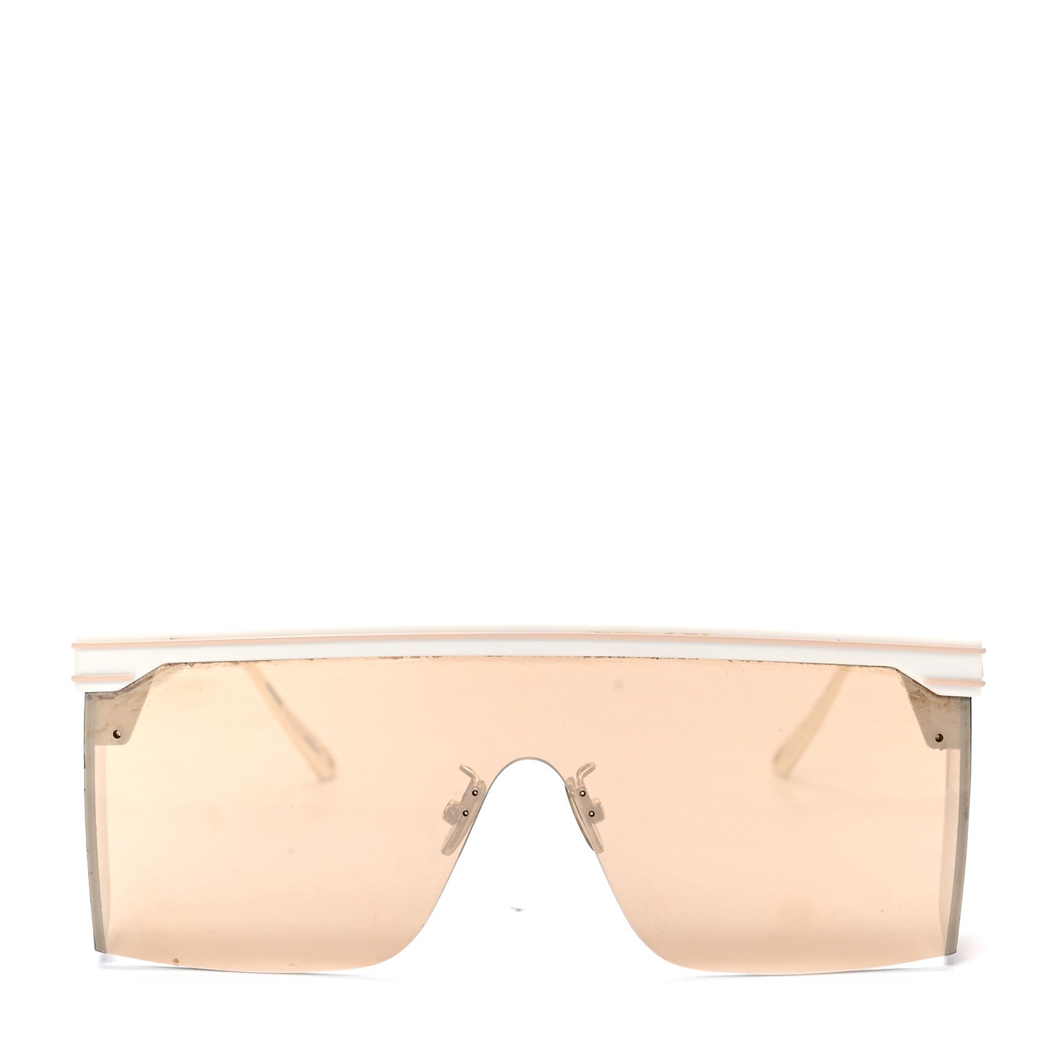 Christian Dior Oblique Diorclub M1U Mask Sunglasses White 2 of 6