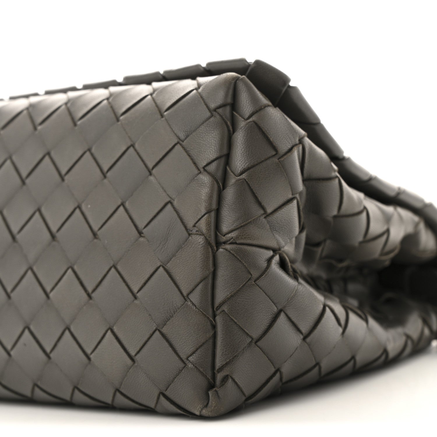 Bottega Veneta Nappa Intrecciato Crossbody Messenger Flap Light Grey 10 of 16