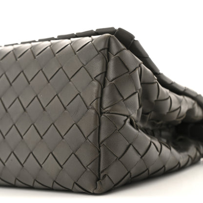 Bottega Veneta Nappa Intrecciato Crossbody Messenger Flap Light Grey 10 of 16