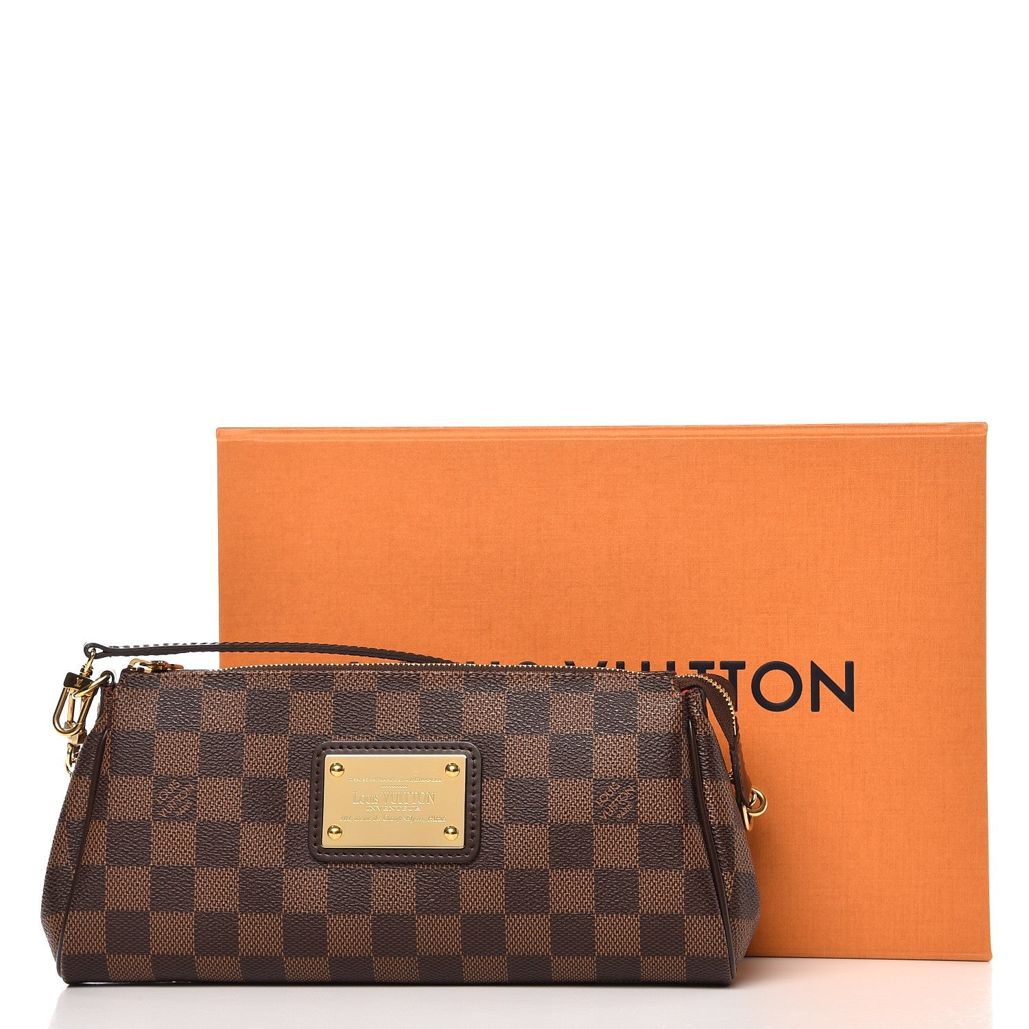 Louis Vuitton Damier Ebene Eva Clutch 8 of 8