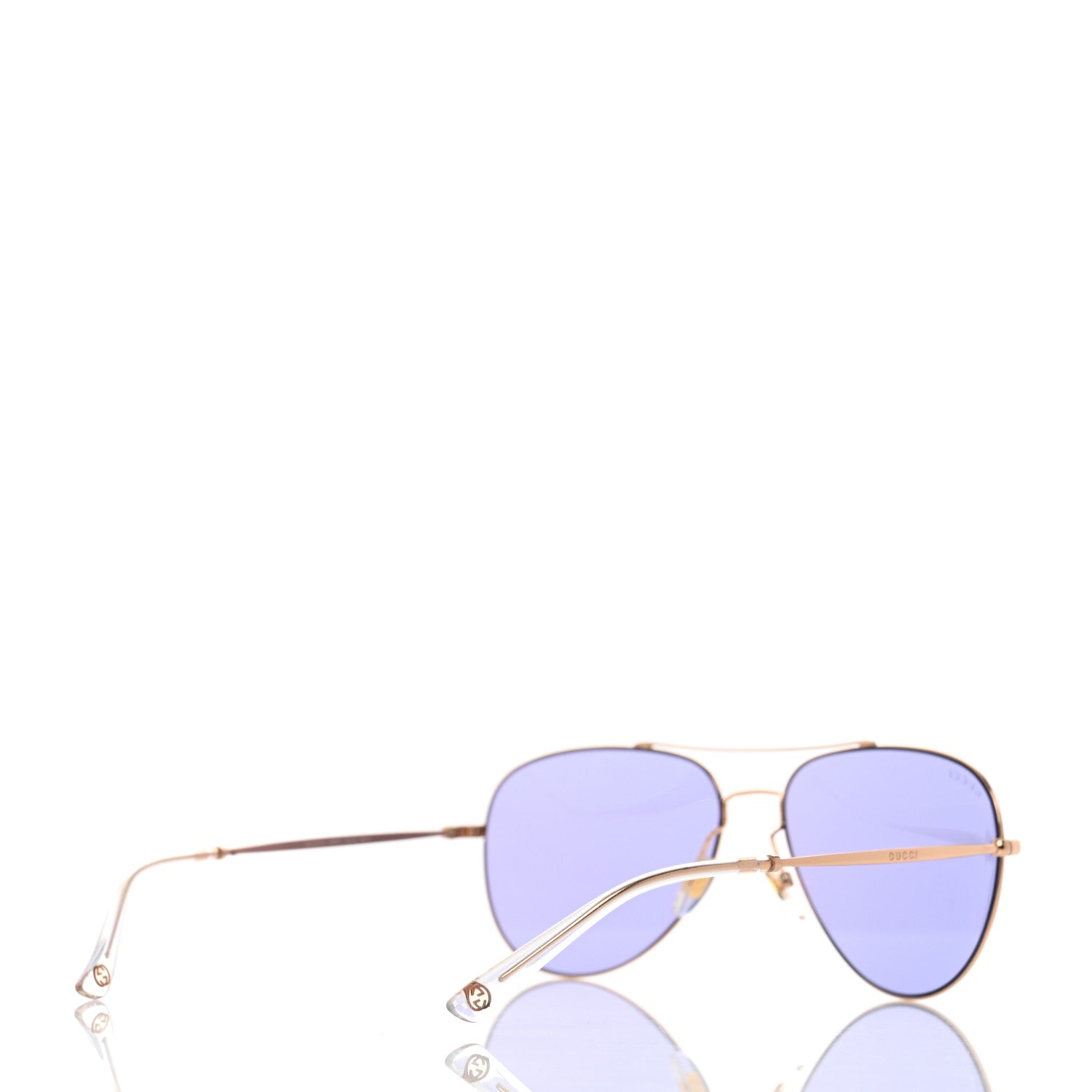 Gucci Metal Aviator Sunglasses 4 of 8