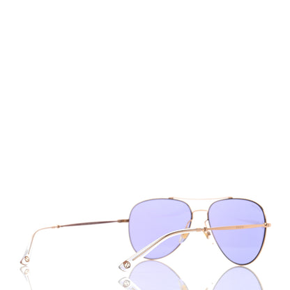 Gucci Metal Aviator Sunglasses 4 of 8