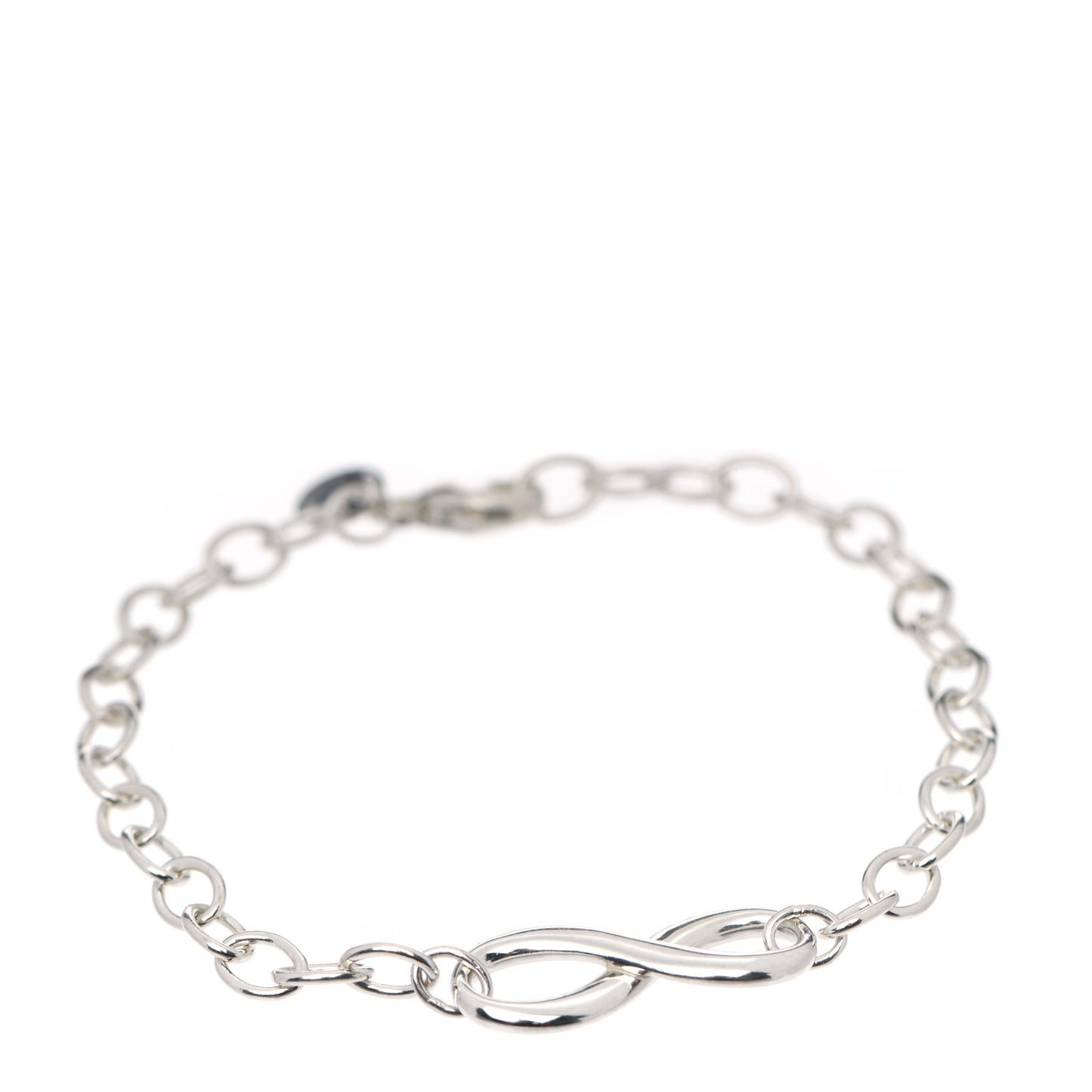 Sterling Silver Infinity Chain Bracelet