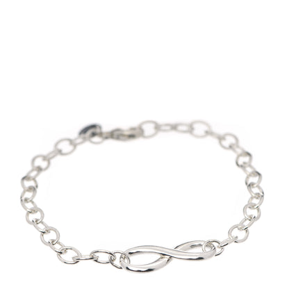 Tiffany Sterling Silver Infinity Chain Bracelet 1 of 7