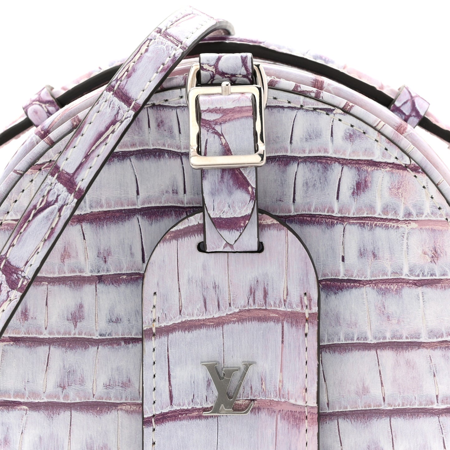 Crocodile Mini Boite Chapeau Light Purple