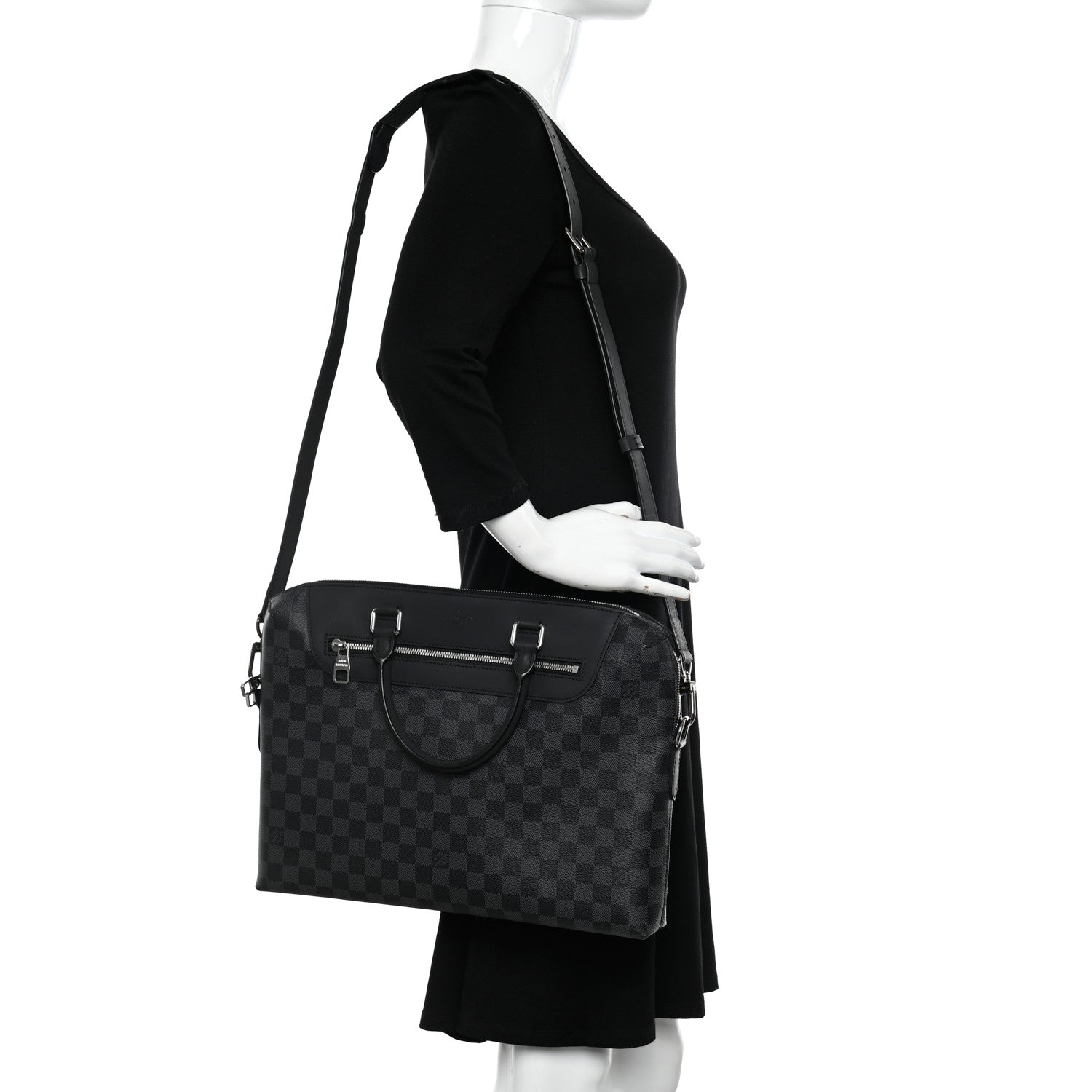 Louis Vuitton Damier Graphite Porte-Documents Jour 2 of 9
