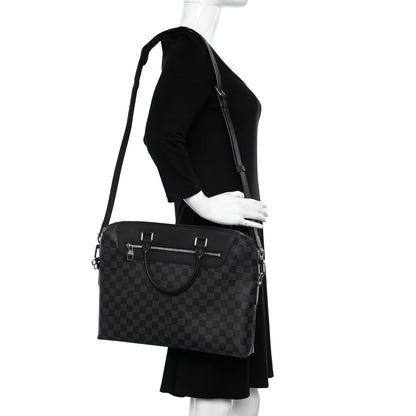 Louis Vuitton Damier Graphite Porte-Documents Jour 2 of 9