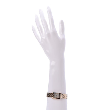 Hermes 18K Rose Gold Diamond Mother of Pearl 17.2mm Heure H Hour Quartz Watch 2 of 6