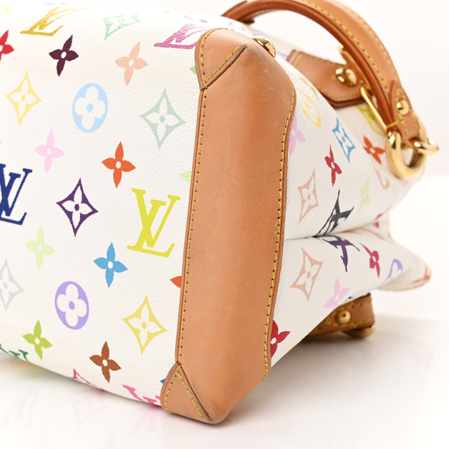 Louis Vuitton Monogram Multicolor Audra White 10 of 14