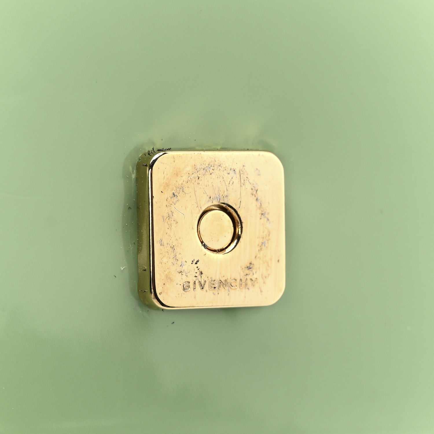 Givenchy Shiny Calfskin 4G Wallet on Chain Pistachio 7 of 11