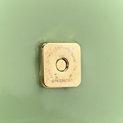 Givenchy Shiny Calfskin 4G Wallet on Chain Pistachio 7 of 11