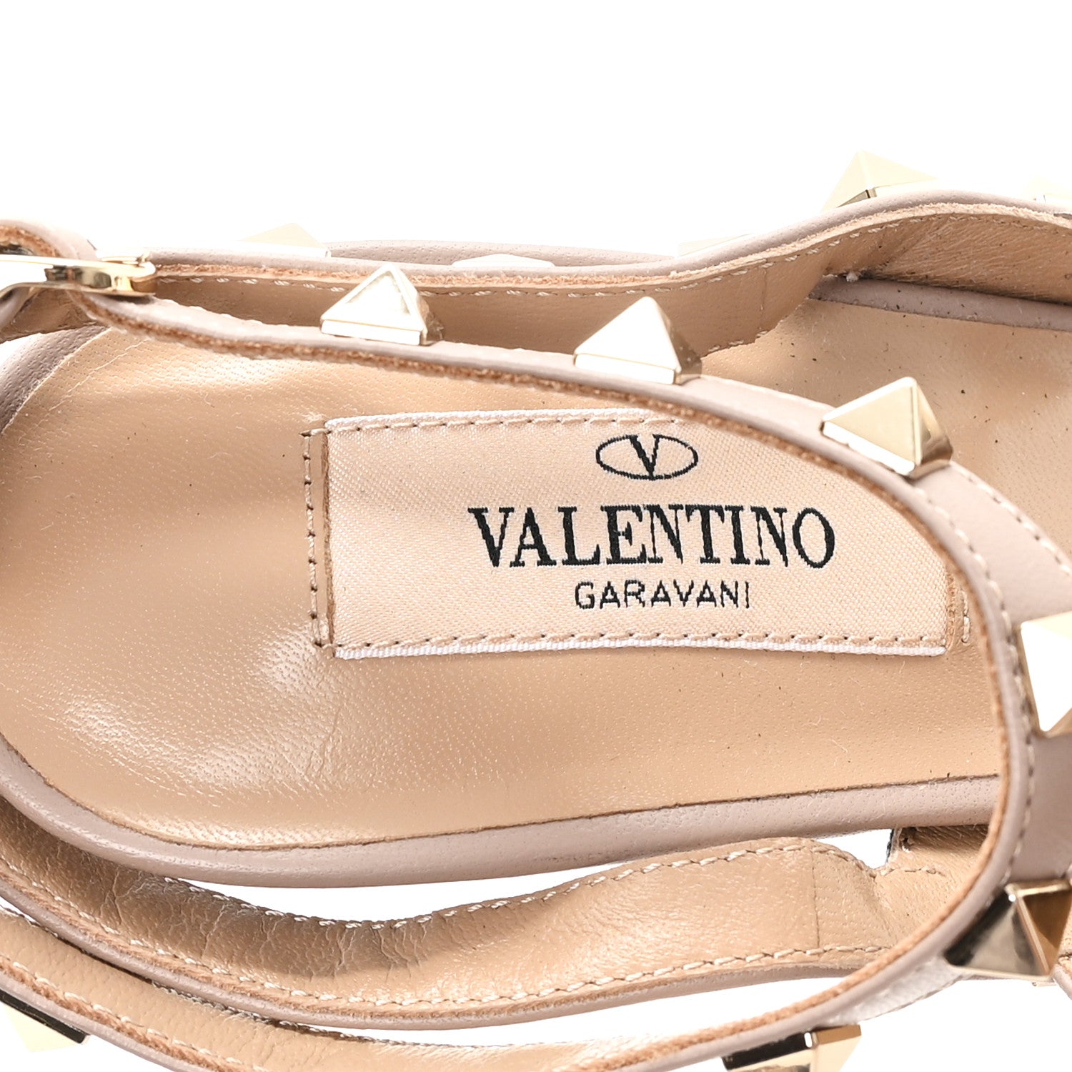 Valentino Garavani Patent Nappa Rockstud Ankle Strap 100mm Pumps 37.5 Black Poudre 8 of 10