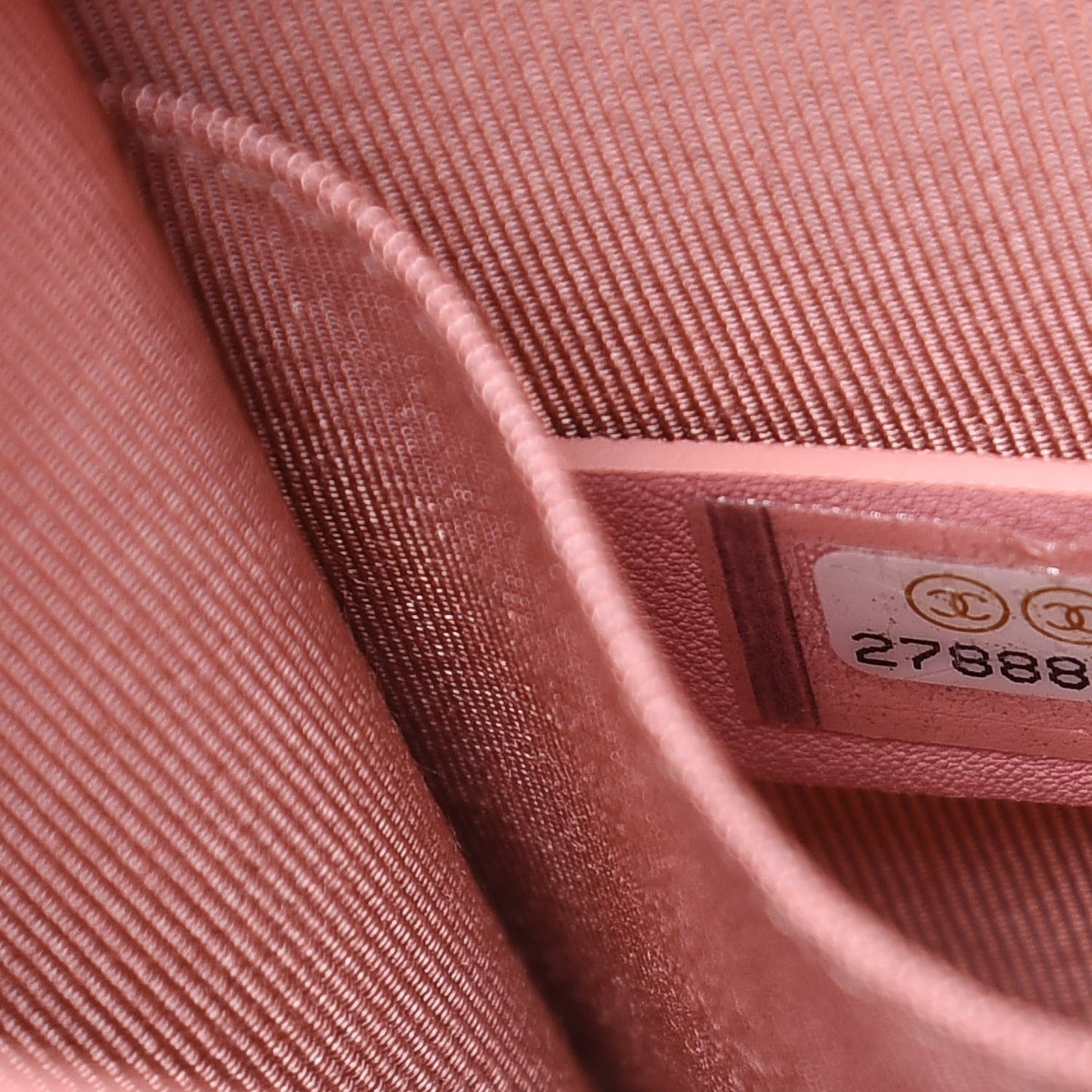 Calfskin Tweed Quilted North South Boy Flap Pink