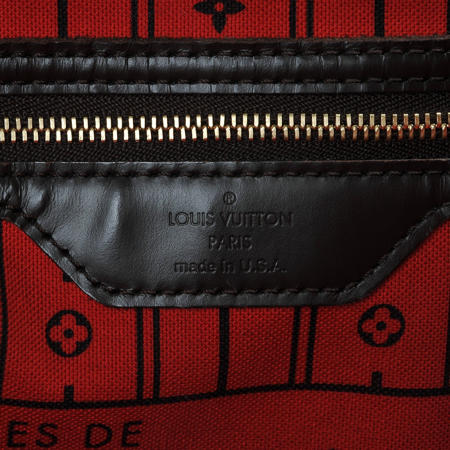 Louis Vuitton Damier Ebene Neverfull GM 6 of 6