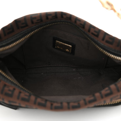 Fendi Zucchino Cuoio Small Chef Pocket Shoulder Bag Black Moro 5 of 10