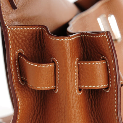 Hermes Taurillon Clemence Jypsiere 37 Gold 16 of 19