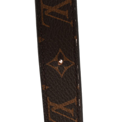 Louis Vuitton Calfskin Monogram 20mm LV Iconic Reversible Belt 85 34 Black 5 of 6