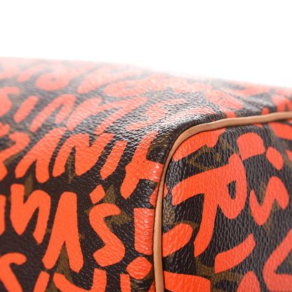 Louis Vuitton Monogram Graffiti Speedy 30 Orange 11 of 12