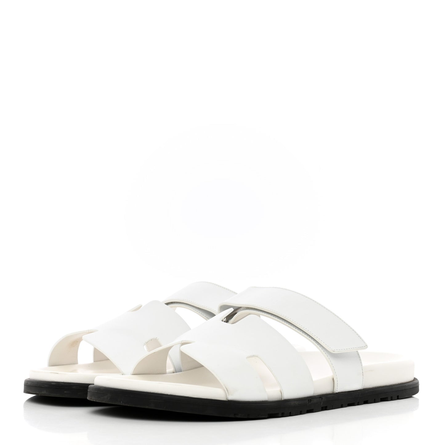 Calfskin Mens Chypre Sandals 45 White