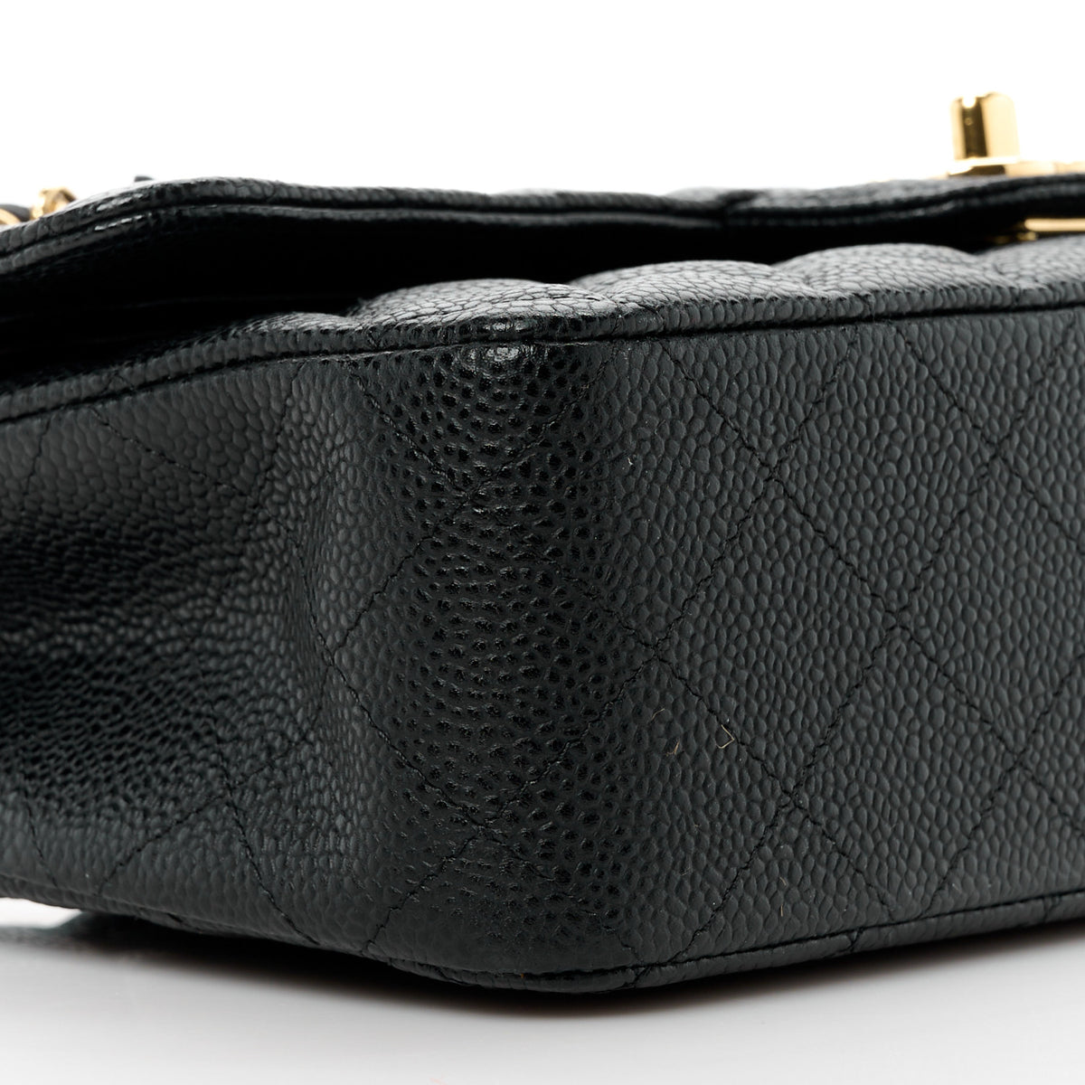 Chanel Caviar Quilted Medium Double Flap Black 10 of 12