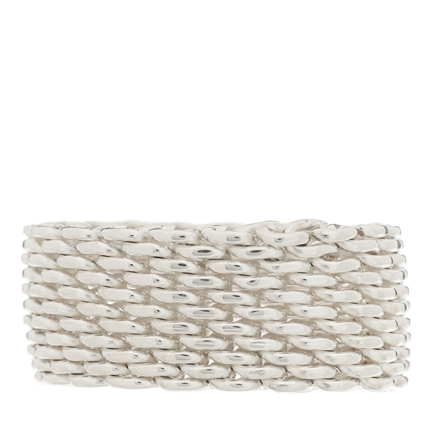 Sterling Silver Somerset Mesh Ring 58 8.25