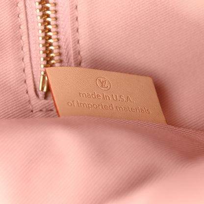 Louis Vuitton Damier Azur Graceful MM Rose Ballerine 7 of 12