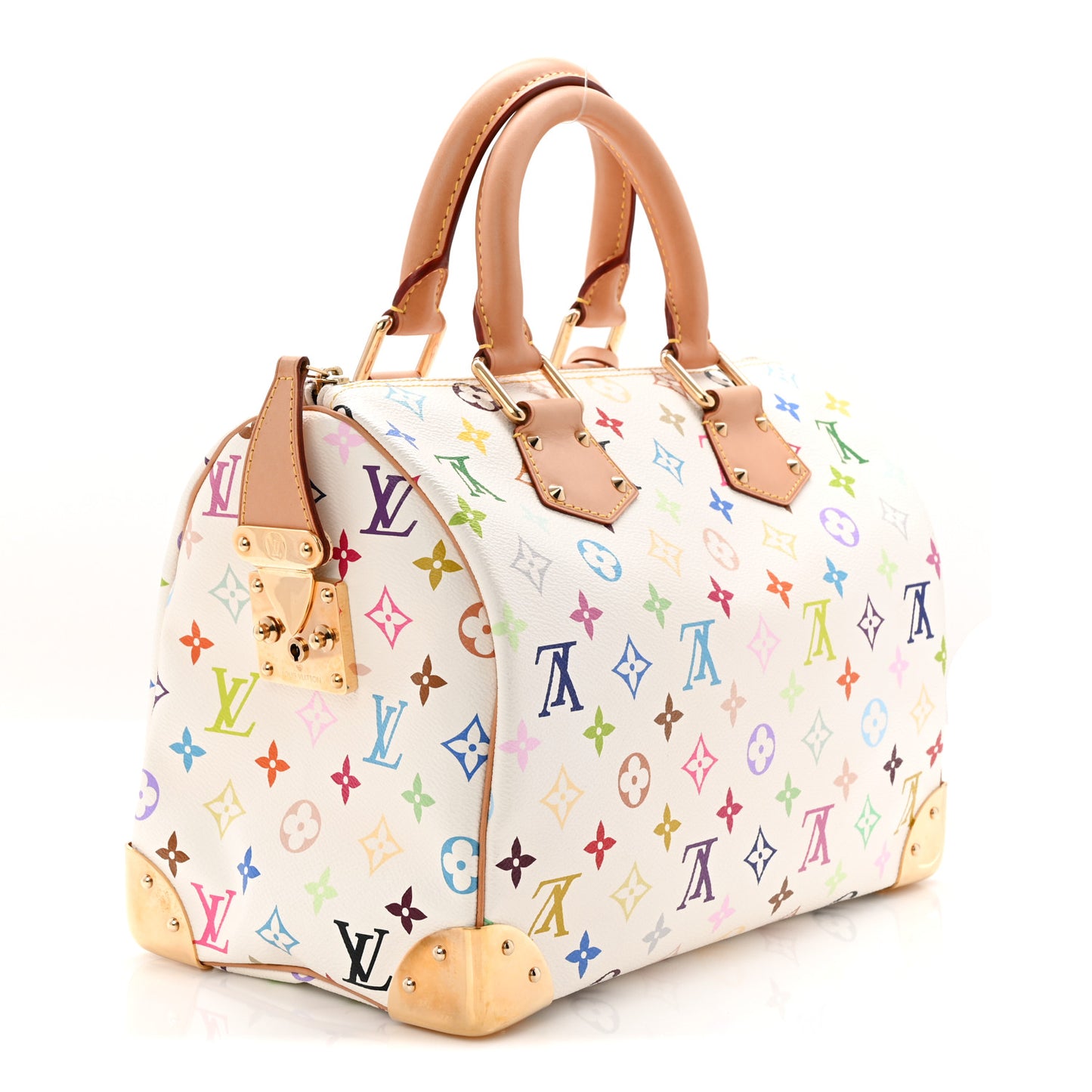 Monogram Multicolor Speedy 30 White