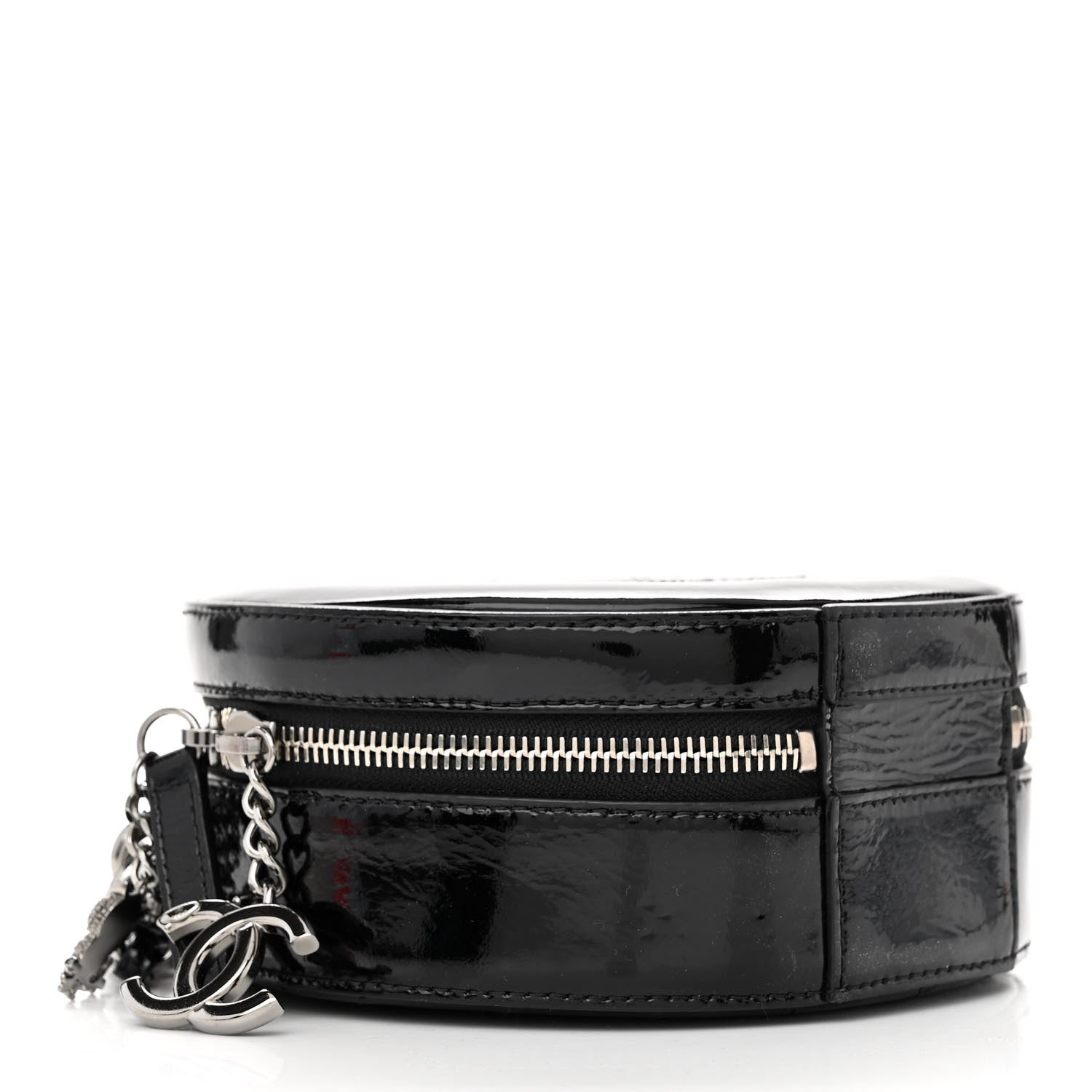 Chanel Patent Round As Earth Evening Bag Black 4 of 10