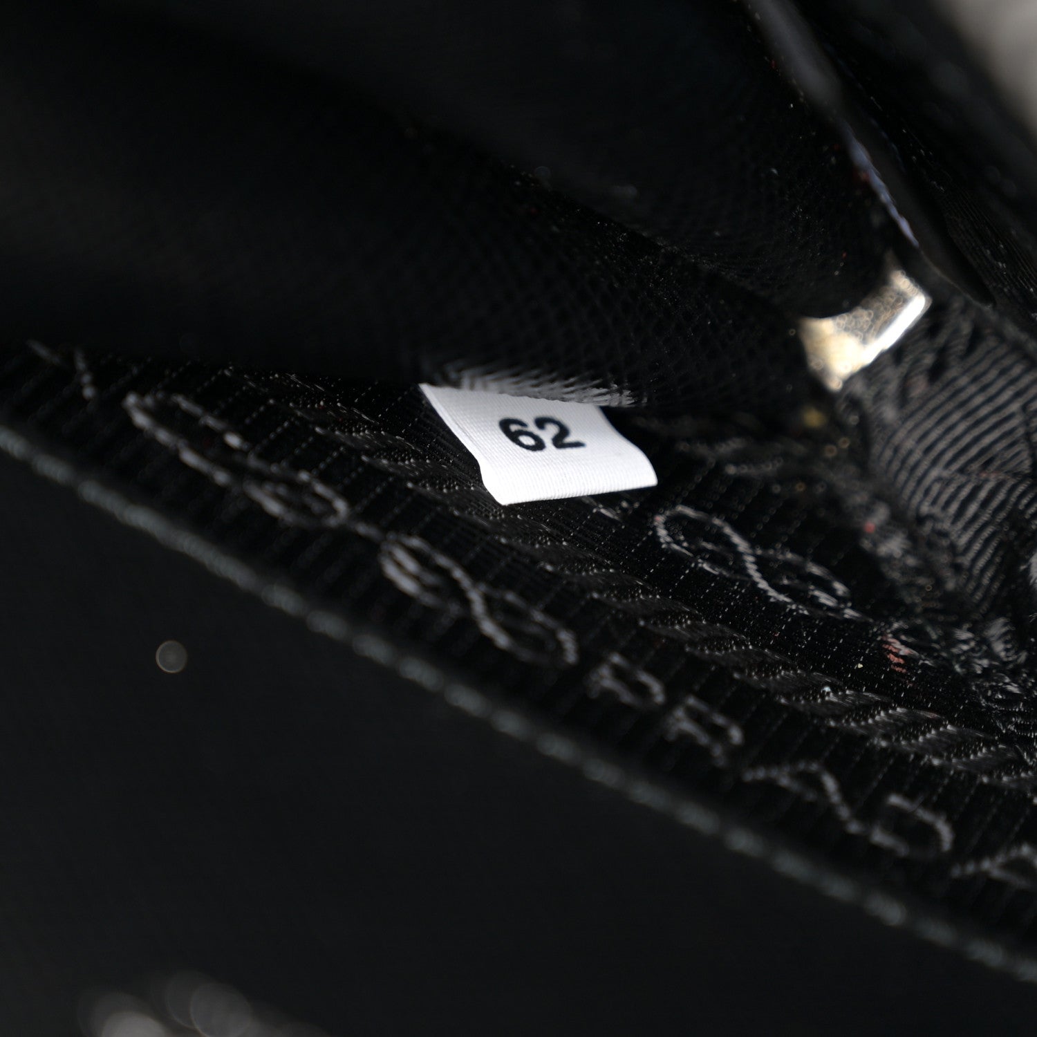Prada Saffiano Mini Triangle Crossbody Pouch Black 7 of 12