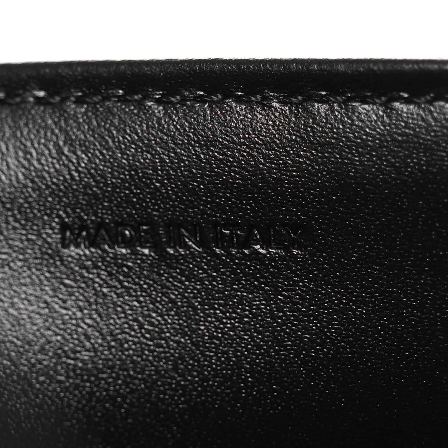 Satinated Calfskin Small 16 Top Handle Bag Black