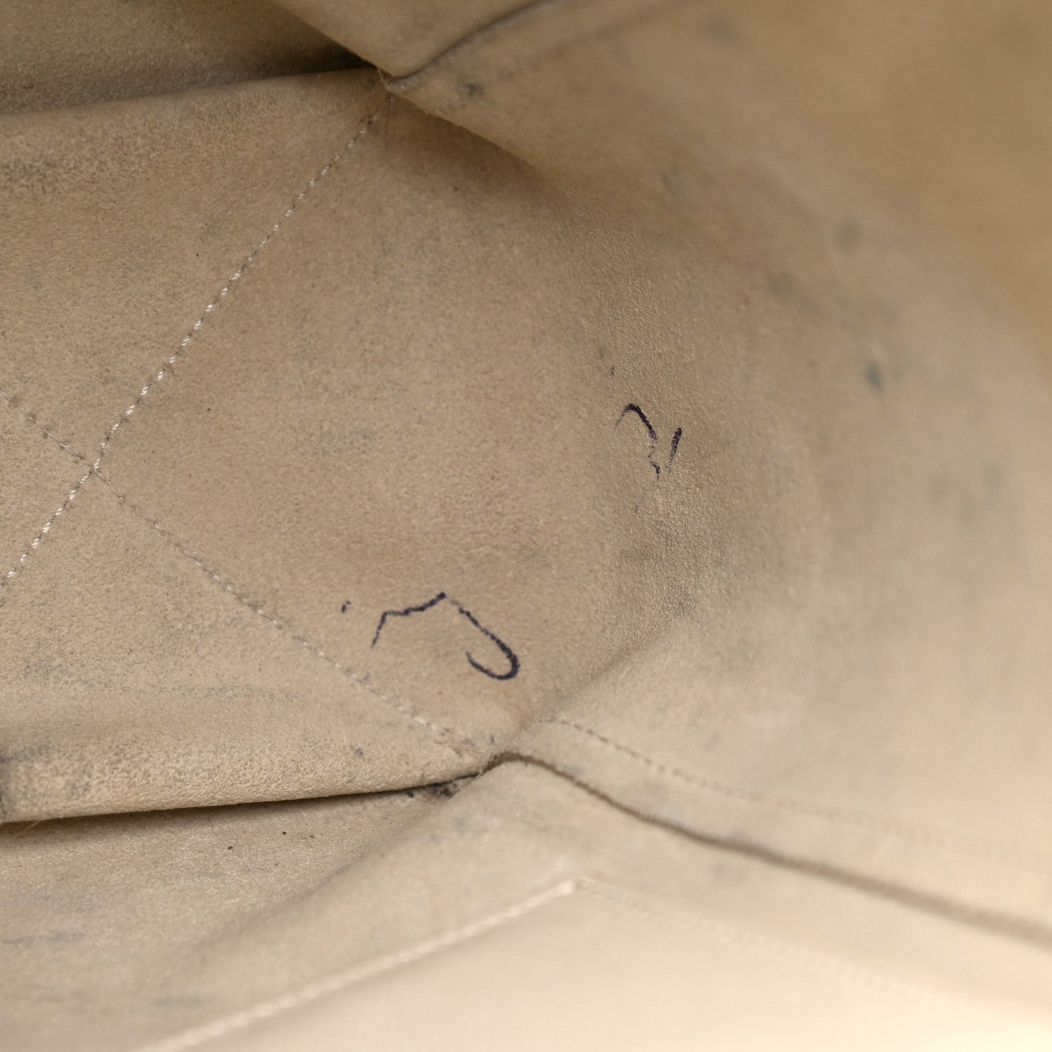 Celine Grained Calfskin Small Vertical Cabas Cream 13 of 28