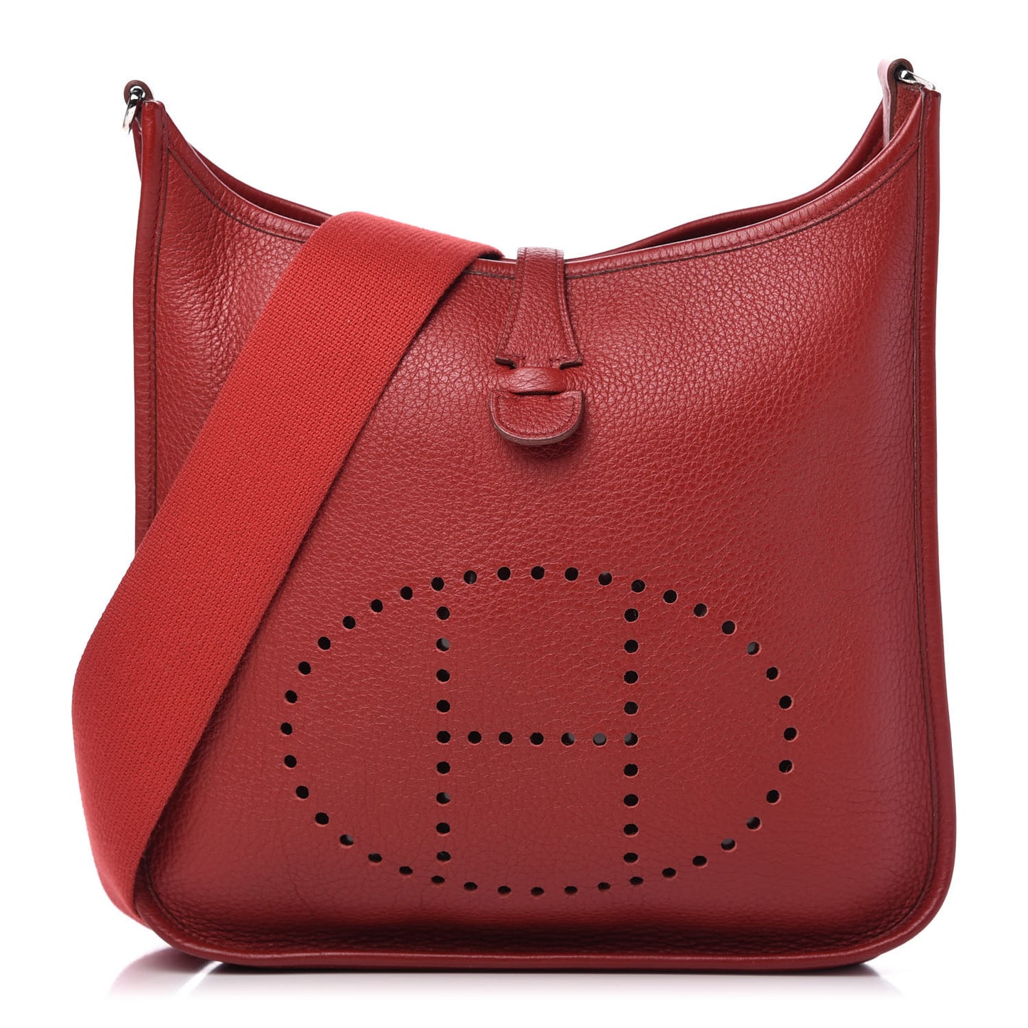 Taurillon Clemence Evelyne II PM Rouge Garance