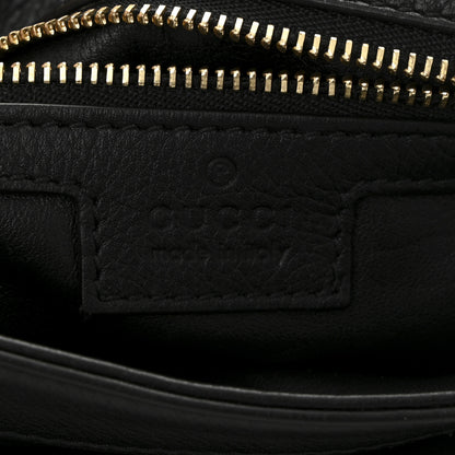 Gucci Roxy Calfskin Studded Medium Blondie Shoulder Flap Bag Black 6 of 11