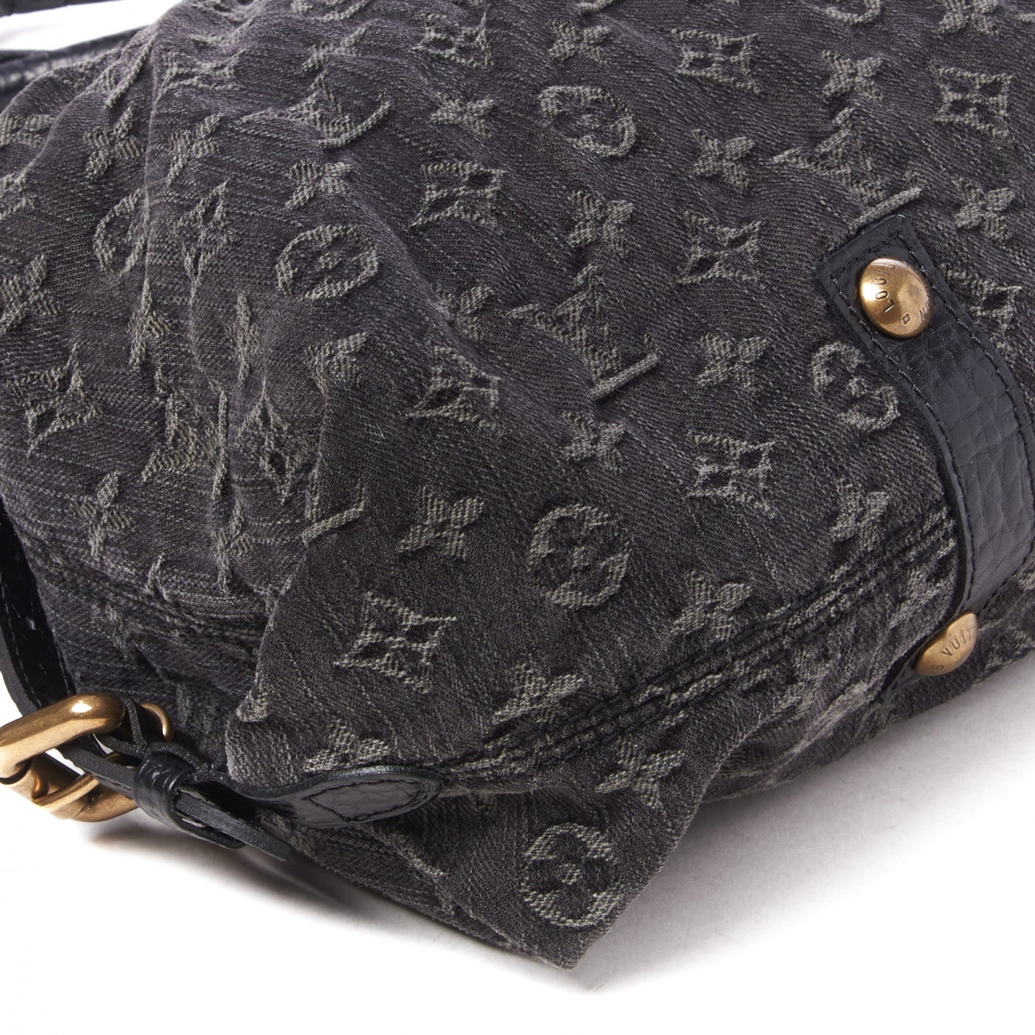 Louis Vuitton Denim Neo Cabby MM Black 6 of 9
