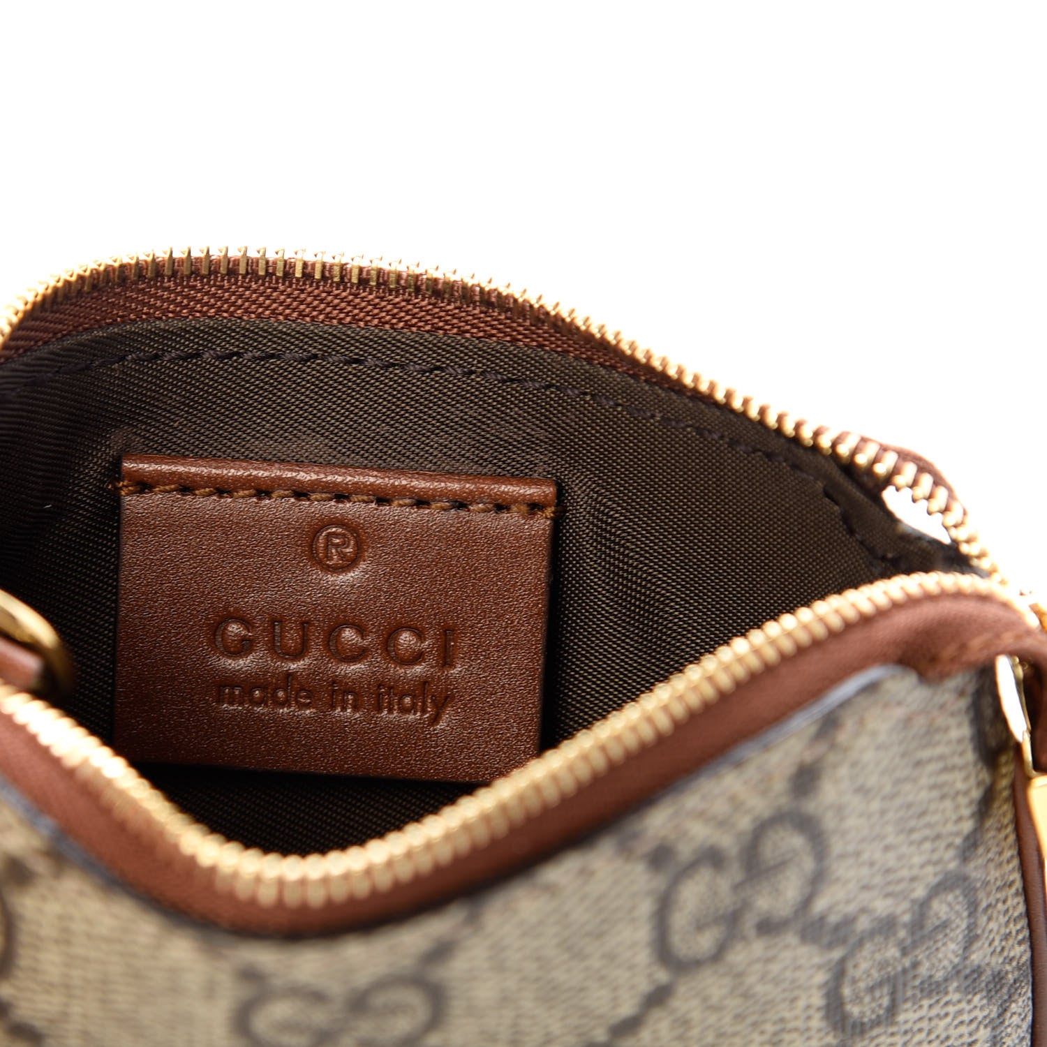 Gucci GG Supreme Monogram Key Case Brown 6 of 7