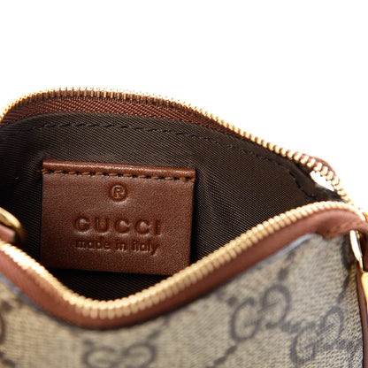 Gucci GG Supreme Monogram Key Case Brown 6 of 7
